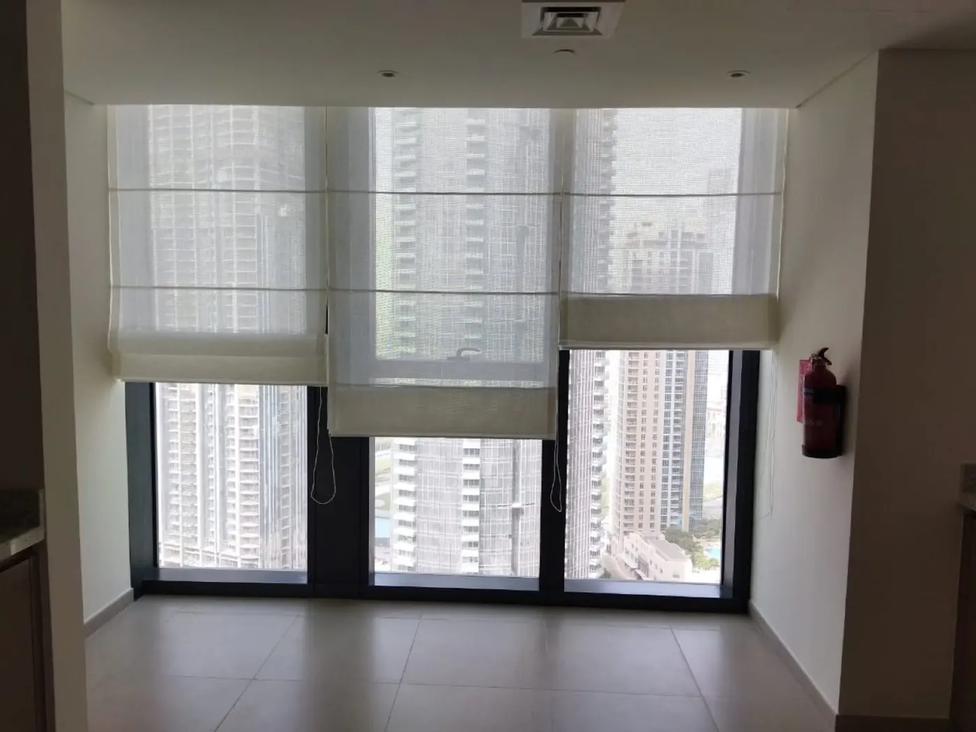 Roller, Roman and wooden blinds installed in Sharjah by Al Noor Curtains — installation 8