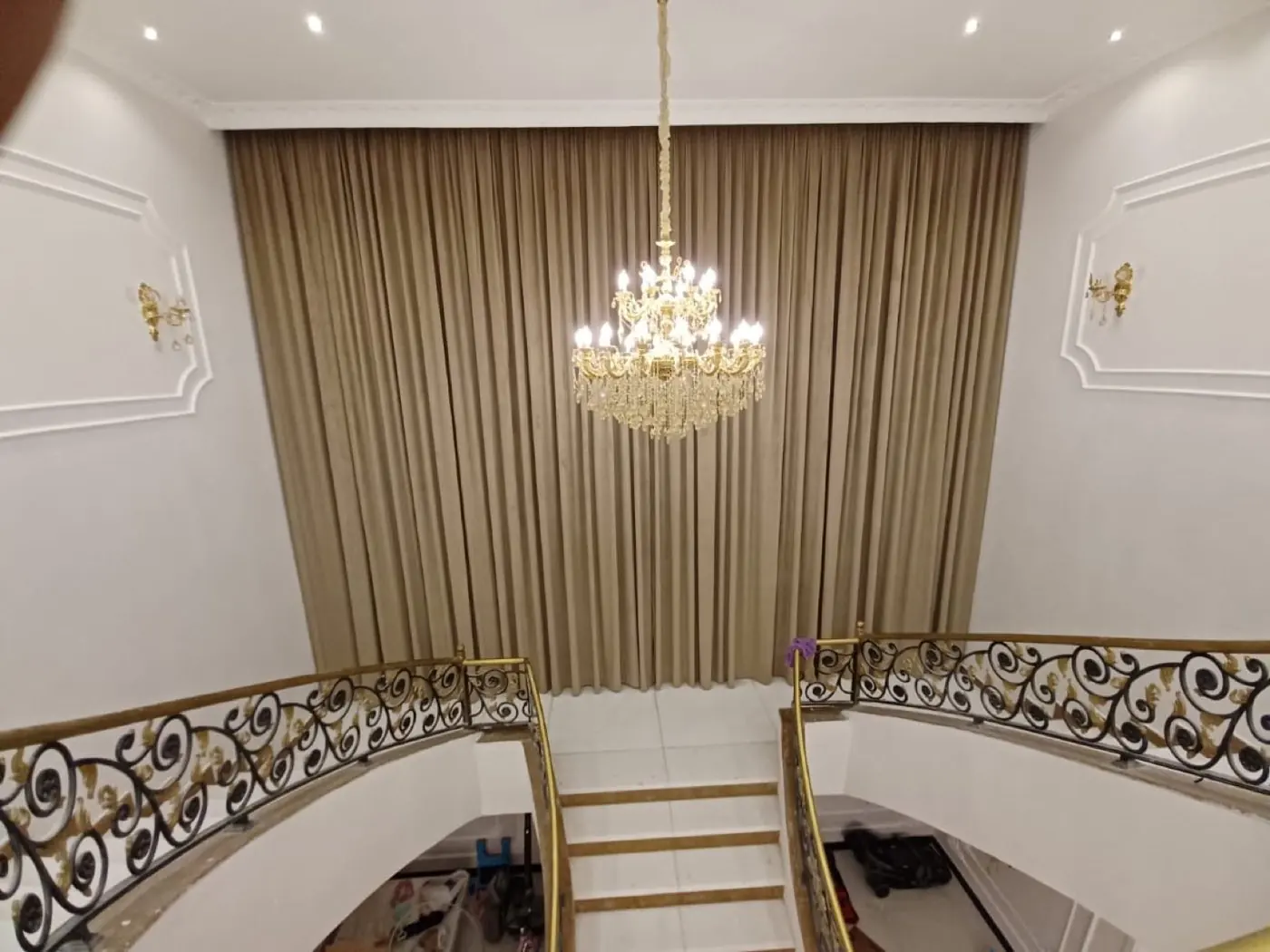 Custom curtains made and fitted in a Sharjah home by Al Noor Curtains — installation 5