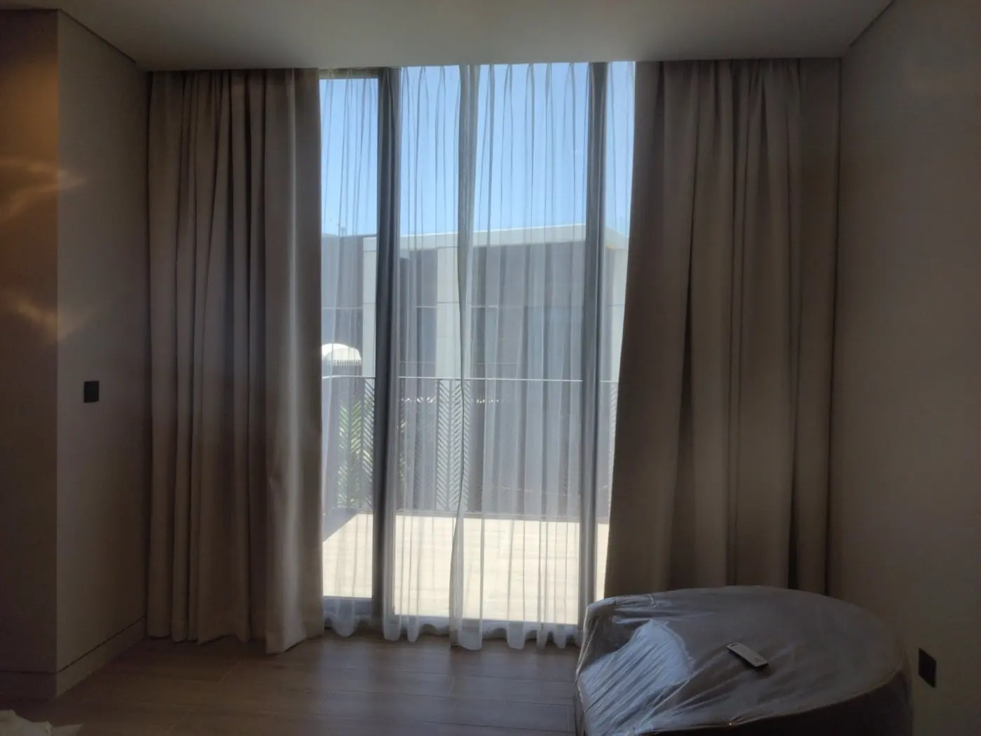 Custom curtains made and fitted in a Sharjah home by Al Noor Curtains — installation 7