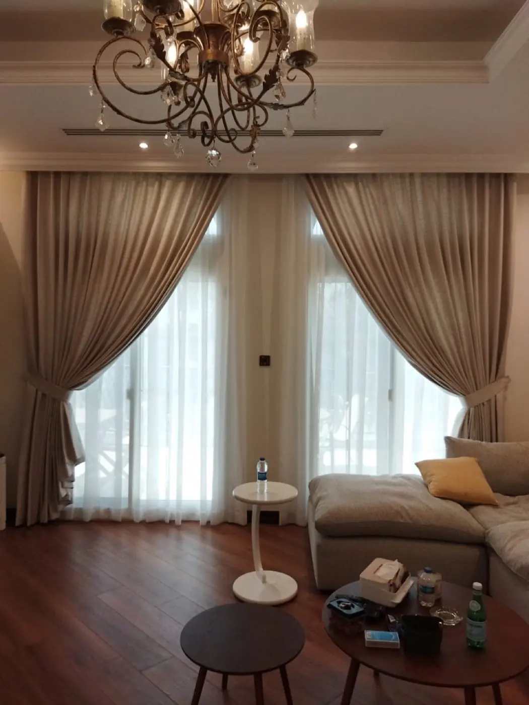 Custom curtains made and fitted in a Sharjah home by Al Noor Curtains — installation 11