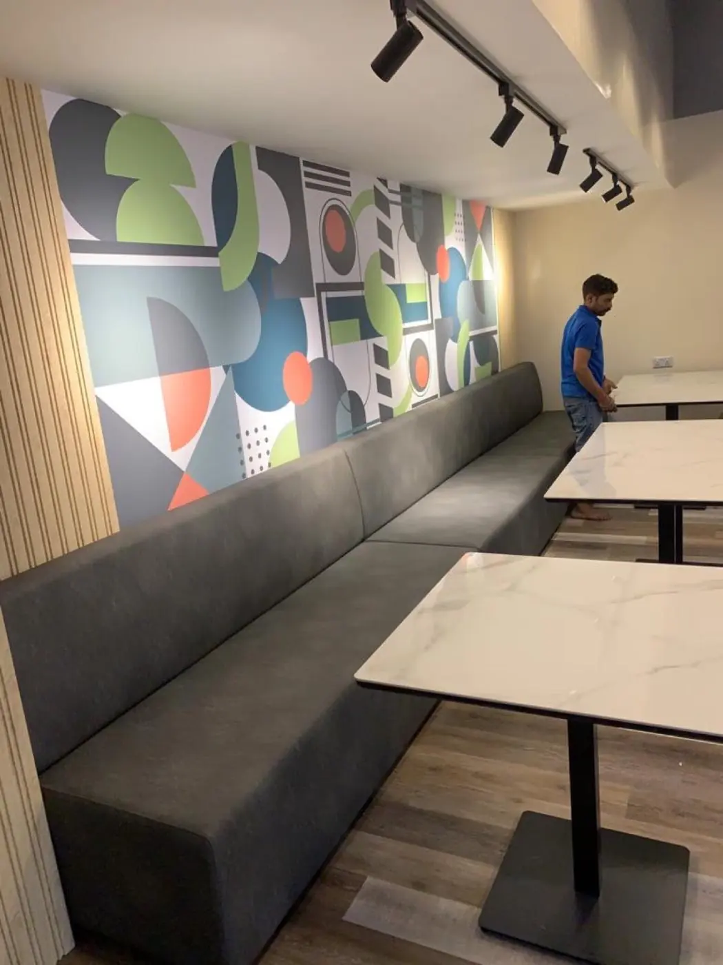 Customized majlis, sofa and bedroom furniture built and upholstered in Al Noor's Sharjah workshop — project 4