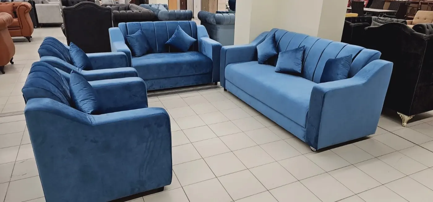 Customized majlis, sofa and bedroom furniture built and upholstered in Al Noor's Sharjah workshop — project 17
