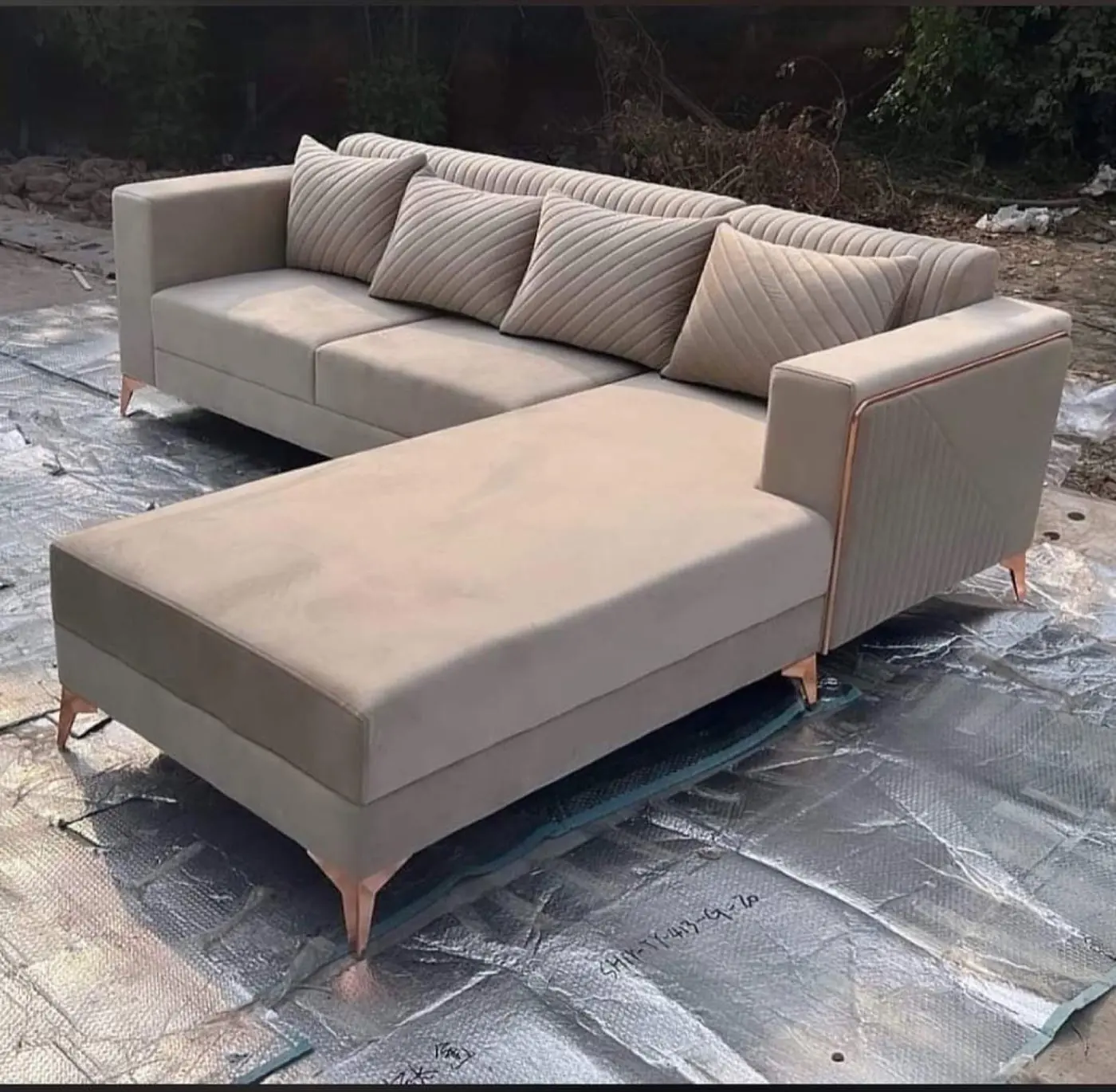 Customized majlis, sofa and bedroom furniture built and upholstered in Al Noor's Sharjah workshop — project 18